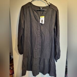 NEW-Buffalo David Bitton Black Dress, Size Small